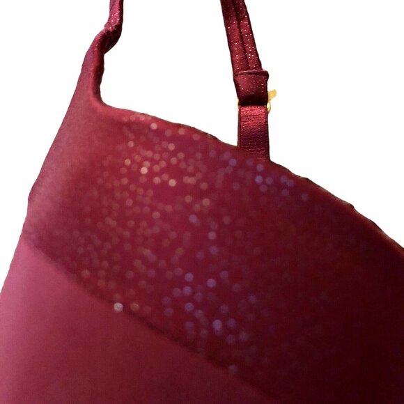 Secret Treasures Intimates Bra Womens 34C Used Burgundy - Picture 5 of 11